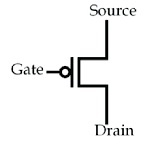 PMOS Transistor Symbol