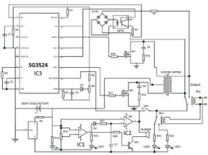 PWM Inverter Circuit Diagram