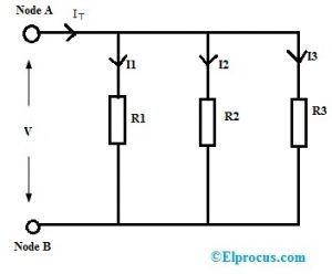 Parallel Circuit Diagram of Resistors