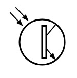 Phototransistor Symbol