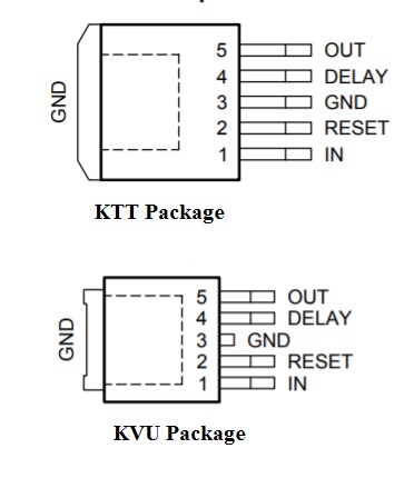 Pin Diagram of TLE4275