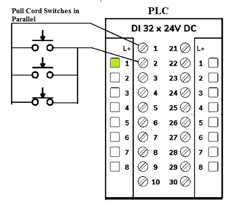 Pull Cord Switches in Parallel Connection