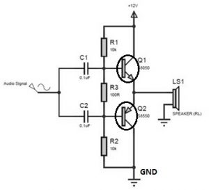 Push Pull Circuit Diagram