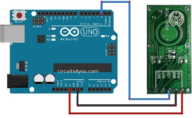 RCWL0516 Radar Sensor Interfacing with Arduino