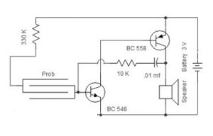 Rain Alarm Circuit