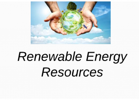 Renewable Energy Resources