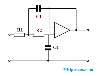 Second Order Active LPF Circuit using Op-Amp