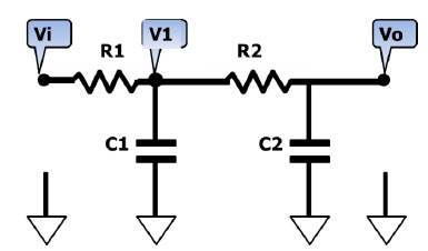 Second Order Low Pass Filter