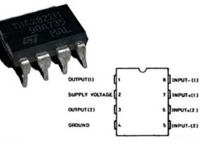 Stereo Amplifier using TDA2822