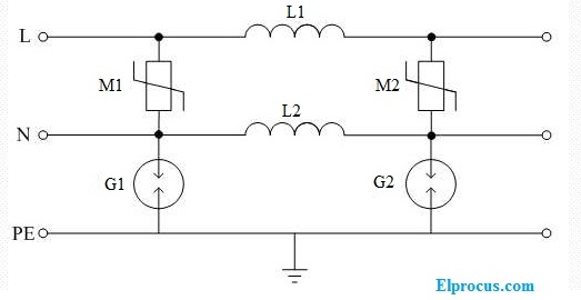 Surge-Protection-Device-Circuit-diagram