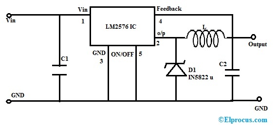 Switching Regulator with LM2576 IC