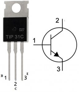 TIP31C NPN Transistor Pin Configuration