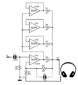 TL074 Operational Amplifier : Pin Configuration, Circuit & Its Applications