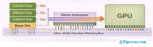 TSVs Role in HBM3e Memory