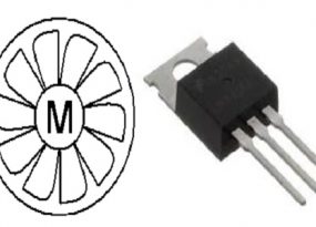 Temperature-Controlled Fan with MOSFET