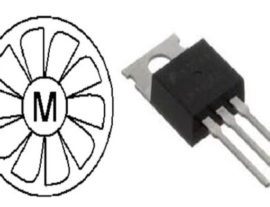 Temperature-Controlled Fan with MOSFET