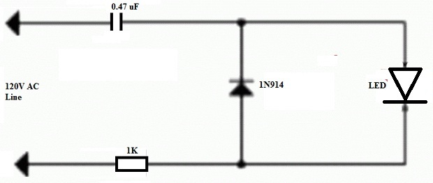 Transformerless Circuit Diagram for LED Driver