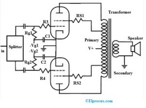 Vacuum Tube Amplifier Circuit