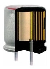 Wound Polymer Aluminum Capacitors