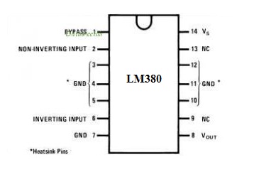 Pin-Configuration-of-LM380-Audio-Amplifier