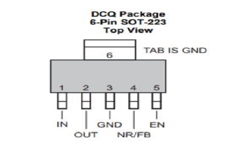 tps732 5 PIN SOT-223 Package